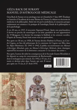 Géza Back de Surany — Manuel d’astrologie médicale
