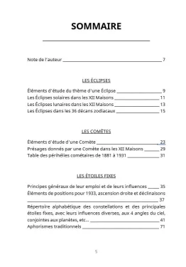 Robert Ambelain — Les étoiles fixes, les comètes, les éclipses