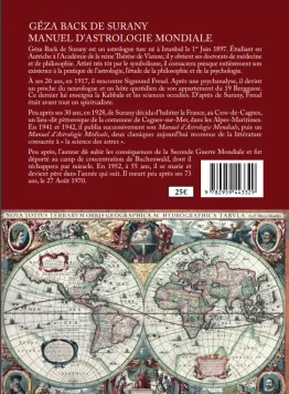 Géza Back de Surany — Manuel d’astrologie mondiale